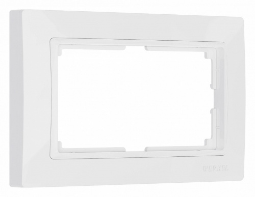 Рамка для двойной розетки Werkel Snabb basic белый W0082001