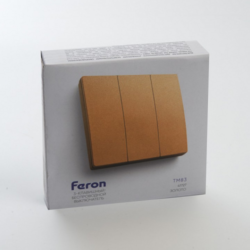 Выключатель беспроводной трехклавишный Feron Tm 83 41727 фото 6