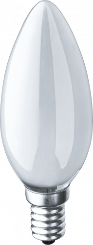 Лампа накаливания декоративная ДС 40вт B35 230в Е14 матовая (свеча)