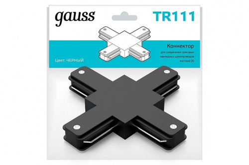 Соединитель X-образный для треков Gauss TR TR111 фото 2