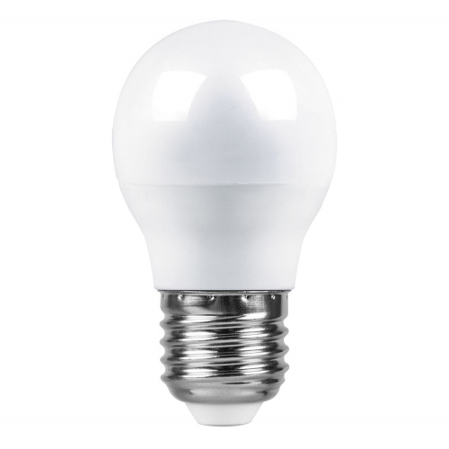 Лампа светодиодная LED 7вт Е27 теплый шар фото 2