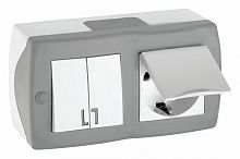 Блок с розеткой и выключателем Mono Electric Octans IP20 104-020001-187