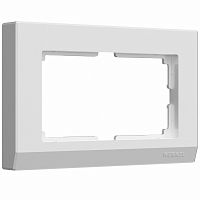 Рамка на 2 поста Werkel  WL04-Frame-01-DBL-white (белый)