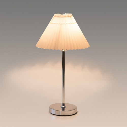 Настольная лампа декоративная Eurosvet Peony 01132/1 хром/серый фото 4