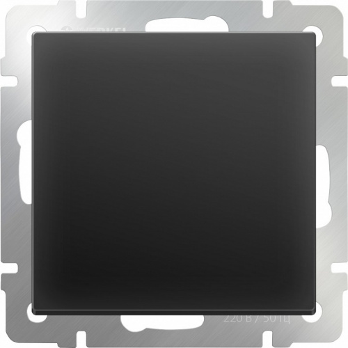 Выключатель проходной одноклавишный без рамки Werkel черный матовый W1112008 фото 2