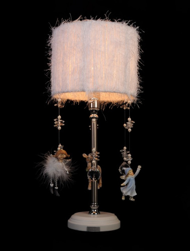 Настольная лампа декоративная Manne Manne TL.7722-1CR.W-BLUE фото 2