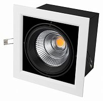 Встраиваемый светильник Arlight CL-KARDAN-S190x190-25W White6000 (WH-BK, 30 deg) 026500