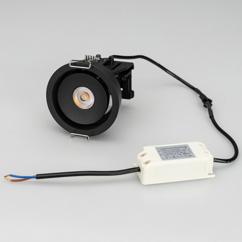 Встраиваемый светильник Arlight CL-SIMPLE-R78-9W Warm3000 (BK, 45 deg) 028147 фото 5