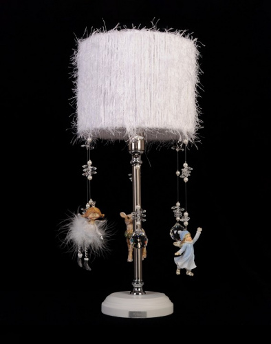 Настольная лампа декоративная Manne Manne TL.7722-1CR.W-BLUE фото 4