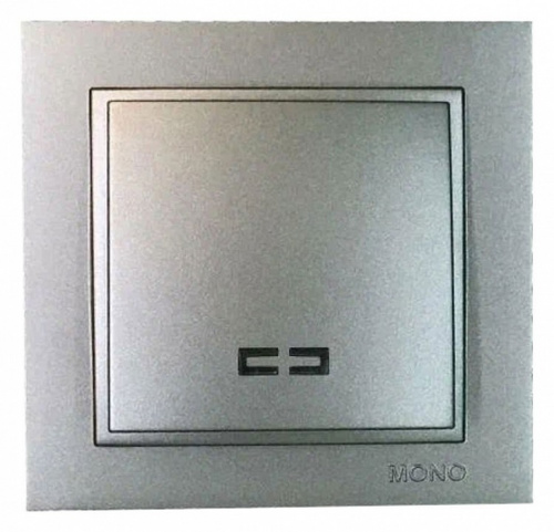 Выключатель одноклавишный с подсветкой Mono Electric Despina 102-242425-101