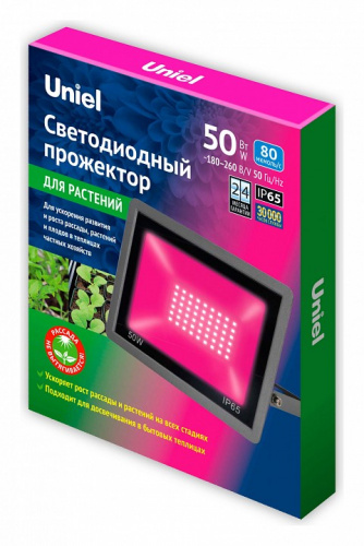 Настенно-потолочный прожектор для растений Uniel ULF-P42 UL-00010384 фото 2