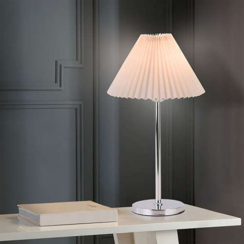 Настольная лампа декоративная Eurosvet Peony 01132/1 хром/серый фото 2