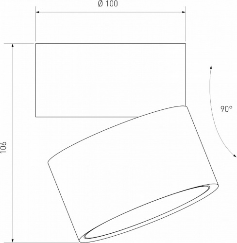 Накладной светильник Elektrostandard Klips a063936 фото 3