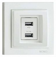 Розетка USB Mono Electric Despina 102-170005-178