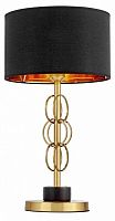 Настольная лампа декоративная LUMINA DECO Azzaria LDT 5523 MD+BK