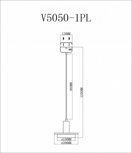 Подвесной светильник Moderli Solumn V5050-1PL фото 2