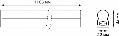 Накладной светильник Gauss TL Elementary TL007 фото 3