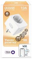 Розетка умная Gauss Smart Home 10А 5510122