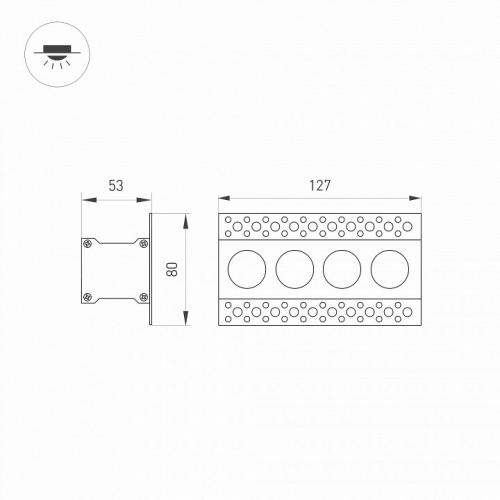 Встраиваемый светильник Arlight ORIENT 032224 фото 3