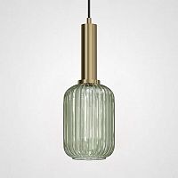 Подвесной светильник Imperiumloft Ferm Living Chinese Lantern A Brass / Green IRIS01