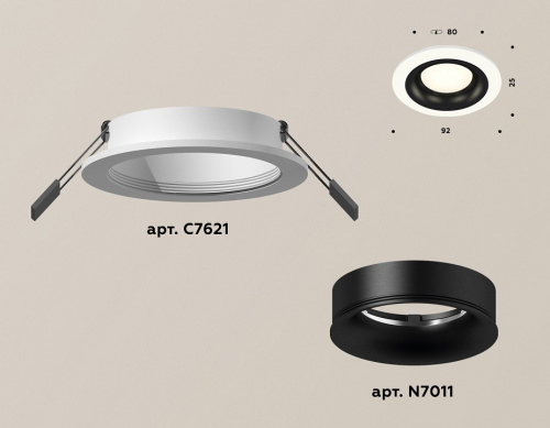 Встраиваемый светильник Ambrella Light XC XC7621002 фото 2