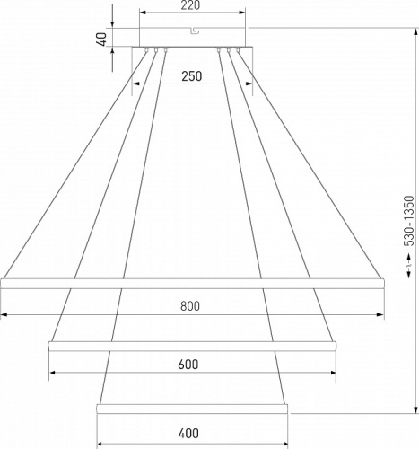 Подвесной светильник Eurosvet Collars a064103 фото 3