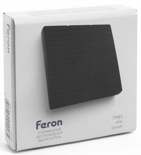 Выключатель беспроводной трехклавишный Feron Tm 83 41724 фото 4