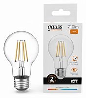 Лампа светодиодная Gauss Filament Elementary E27 9Вт 2700K 22219