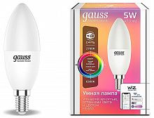 Лампа светодиодная с управлением через Wi-Fi Gauss Smart Home E14 5Вт 2700-6500K 1190112