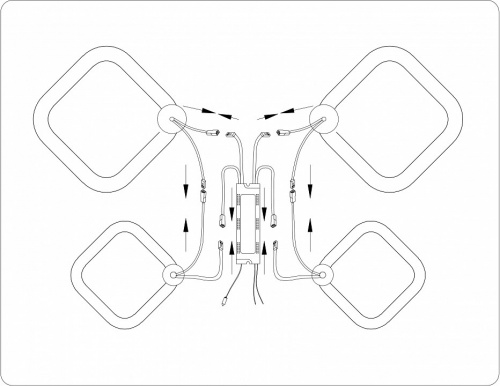 Потолочная люстра Ambrella Light FA FA3822 фото 6