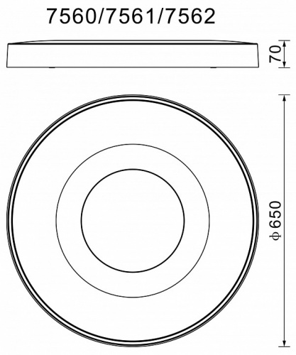 Накладной светильник Mantra Coin 7562 фото 3