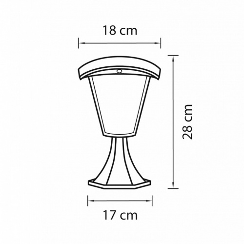 Наземный низкий светильник Lightstar Lampione 375970 фото 2