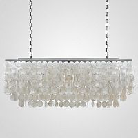 Подвесной светильник Imperiumloft Rectangle Shell Chandelier 2 Cascades 40.1836