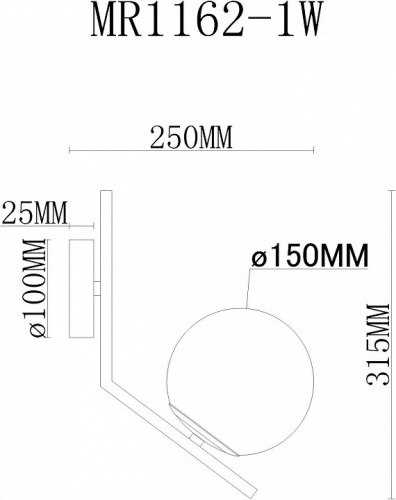 Бра MyFar Pierre MR1162-1W фото 3