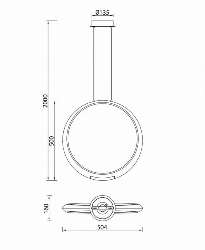 Подвесной светильник Mantra Ring 6170 фото 3