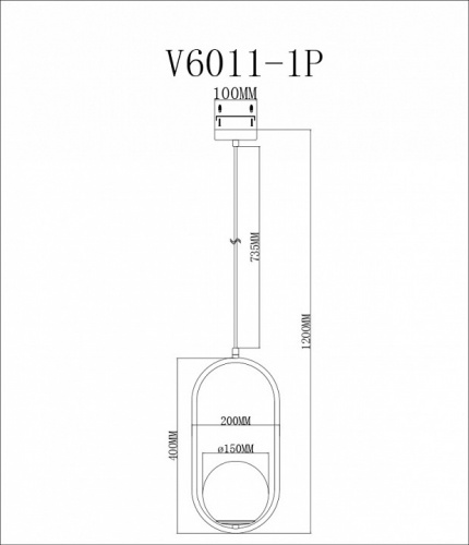 Подвесной светильник Moderli Klaster V6011-1P фото 2