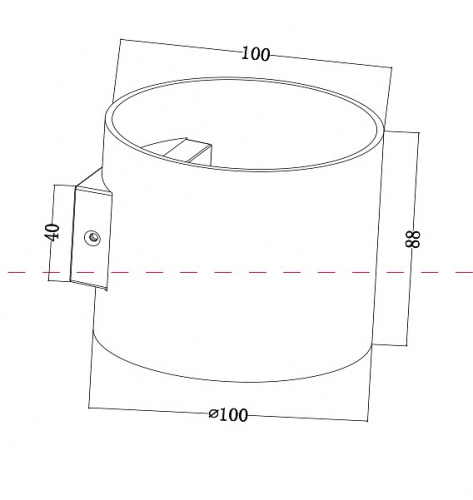 Бра Maytoni Rond C066WL-01MG фото 2