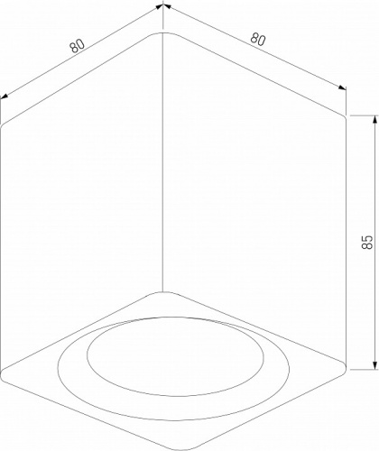 Накладной светильник Elektrostandard Matrix a065287 фото 3