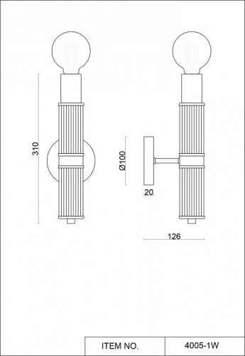 Бра Favourite Cedit 4005-1W фото 3