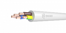 Провод ПВС 4х1,5+1х1,5 белый