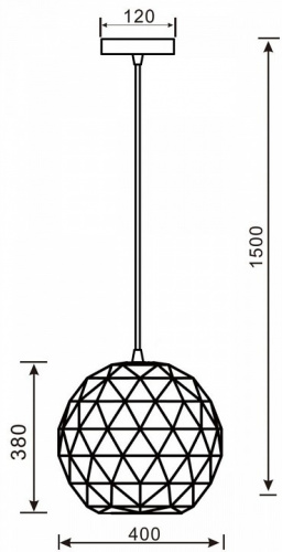 Подвесной светильник Deko-Light Asterope round 342133 фото 2