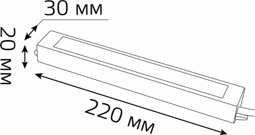 Блок питания с проводом Gauss  202022050 фото 3