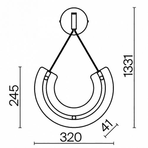 Бра Maytoni Maya P091WL-L18G3K1 фото 3