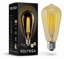 Лампа светодиодная Voltega Loft Led E27 6Вт 2800K 5526