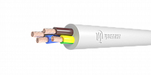 Провод ПВС 3х6+1х6 белый