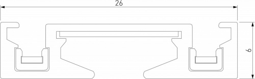 Трек накладной Elektrostandard Flat Magnetic a063722 фото 3