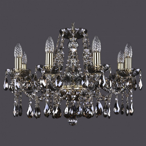 Подвесная люстра Bohemia Ivele Crystal 1413 1413/8/200/G/M731