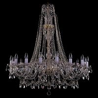 Подвесная люстра Bohemia Ivele Crystal 1411 1411/16/400/XL-115/G