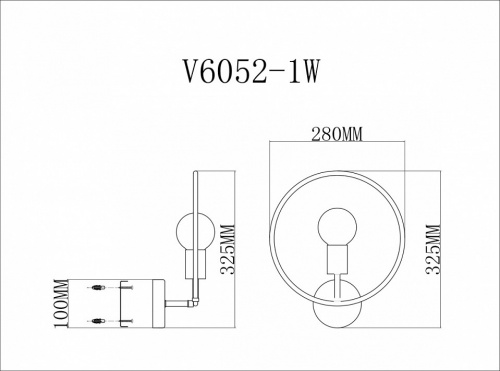 Бра Moderli Sachara V6052-1W фото 2