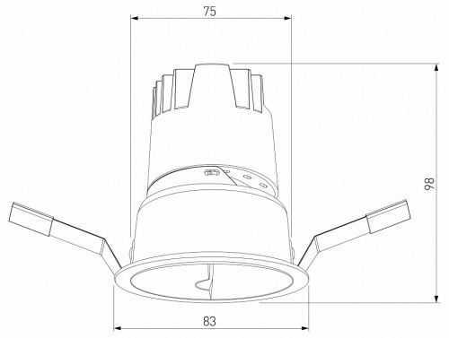 Встраиваемый светильник Elektrostandard Inline a064612 фото 3